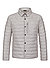 Steppjacke MSBenny, Lammleder, silber - silber