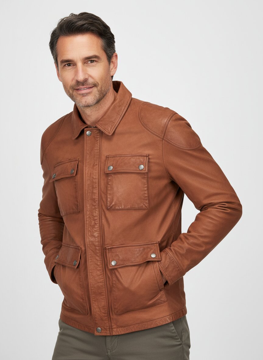 MILESTONE Lederjacke Lennard 612203/60775/23 Image 1