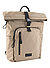 Rucksack, Recycling Material, braun - grau