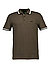 Polo-Shirt Paddy, Regular Fit, Baumwoll-Piqué, dunkelgrün-black - dunkelgrün-black