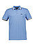 Polo-Shirt Paddy, Regular Fit, Baumwoll-Piqué, blau - blau-schwarz