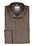 Hemd, Body Fit, Baumwoll-Stretch, braun - braun