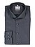 Hemd, Body Fit, Baumwoll-Stretch, anthrazit - anthrazit