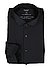 Hemd, Body Fit, Jersey schnelltrocknend, schwarz - schwarz