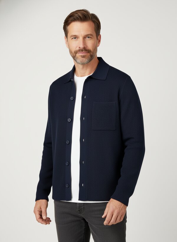 OLYMP Casual Regular Fit Strickjacke 532886/18 Image 1