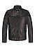 Lederjacke MS Parker, Lammnappa, schwarz - schwarz