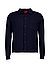 Cardigan Jordan, Mikrofaser, navy - navy