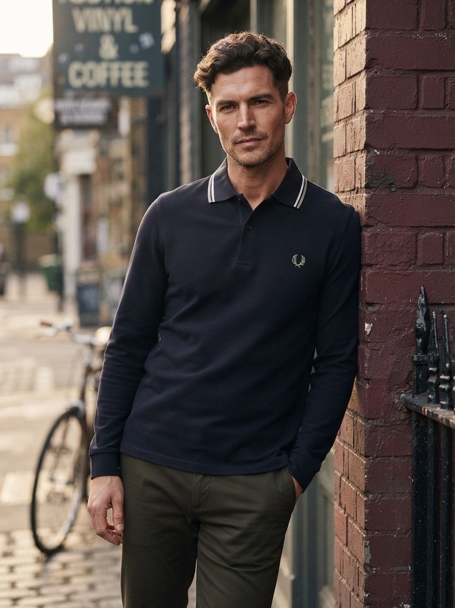 Fred Perry Polo-Shirt M3636/W54, Produktbild 2