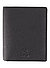 Geldbörse Blackwall, Leder, schwarz - schwarz