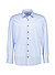 Hemd, Body Fit, Baumwoll-Stretch, hellblau gestreift - hellblau