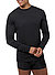Longsleeve Sierra, Merinowolle, schwarz - schwarz