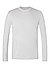 Longsleeve, Merinowolle, grau meliert - grau