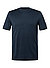 T-Shirt, Merinowolle, dunkelblau - dunkelblau