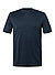 T-Shirt, Merinowolle, dunkelblau - dunkelblau