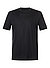 T-Shirt, Merinowolle, schwarz - schwarz