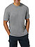 T-Shirt, Merinowolle, grau meliert - grau