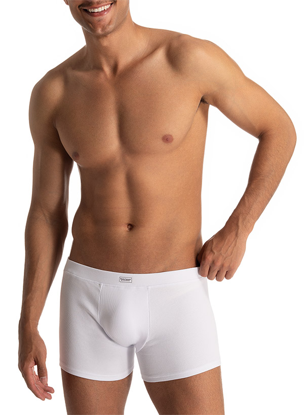 bruno banani Herren Unterwäsche weiß Baumwolle & Mix unifarben