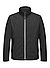 Jacke MSLex, Mikrofaser-Stretch, schwarz - schwarz