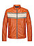 Lederjacke MSLambert, Lammnappa, terracotta - terracotta