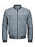 Lederblouson MSYannik, Ziegenvelours, jeansblau - jeansblau