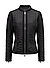 Steppjacke MSBlanka im taillierten Biker Style - schwarz