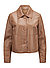 Lederjacke MSAmmi in femminer Optik - taupe