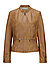 Lederjacke MSMascha im taillierten Biker-Look - camel