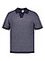 Polo-Shirt Lyon, Strick, navy meliert - navy