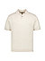 Polo-Shirt, Strick, creme meliert - creme