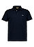 Polo-Shirt, Jersey, Brusttasche, blau - blau