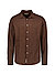 Hemd, Reines Leinen, Kent, braun - slate black