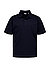 Polo-Shirt, Baumwoll-Jersey, blau - blau
