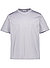 T-Shirt, Baumwolle, grau - hellgrau