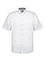 Kurzarmhemd, Comfort, Baumwolle, Button-Down, Brusttasche, weiß - weiß