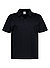 Polo-Shirt Tayden, Baumwolle, schwarz - schwarz