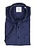 Kurzarmhemd Lykos, Reines Leinen, Button-Down, Brusttasche, navy - navy