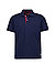 Polo-Shirt Placket, Regular, Baumwoll-Pique, navy - navy
