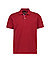 Polo-Shirt Placket, Regular, Baumwoll-Pique, dunkelrot - dunkelrot