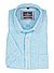 Kurzarmhemd, Casual, Leinen, Button-Down, Brusttasche, türkis - türkis
