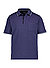 Polo-Shirt, Baumwoll-Pique, blau - blau