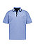 Polo-Shirt, Baumwoll-Pique, blau - blau