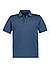 Polo-Shirt, Baumwoll-Pique, aqua meliert - aqua