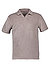 Polo-Shirt, Baumwoll-Frottee, grau - grau
