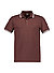 Polo-Shirt, Piqué-Stretch, dunkelbraun - dunkelbraun