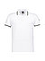 Polo-Shirt, Piqué-Stretch, weiß - weiß