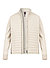 Hybrid Jacke, Strick Mikrofaser, beige - beige