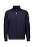 Sweatjacke, Baumwolle, navy - dunkelblau