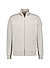 Sweatjacke, Baumwolle, beige - beige