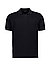 Polo-Shirt, Strick, schwarz - schwarz