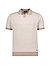 Polo-Shirt, Strick, sand meliert - sand